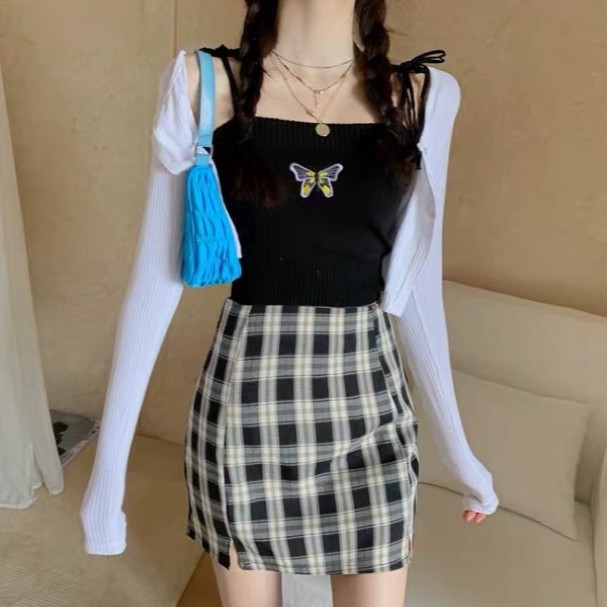 Chân Váy Caro Ngắn Nhiều Màu Dễ Phối Đồ | BigBuy360 - bigbuy360.vn