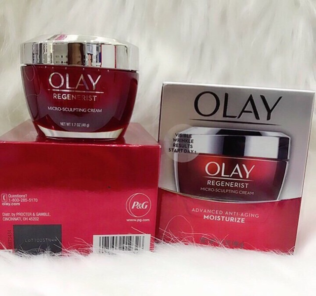 [siêu rẻ] Kem Dưỡng Da Chống Lão Hóa Olay Regenerist Micro-Sculpting Cream (48g)của Mỹ