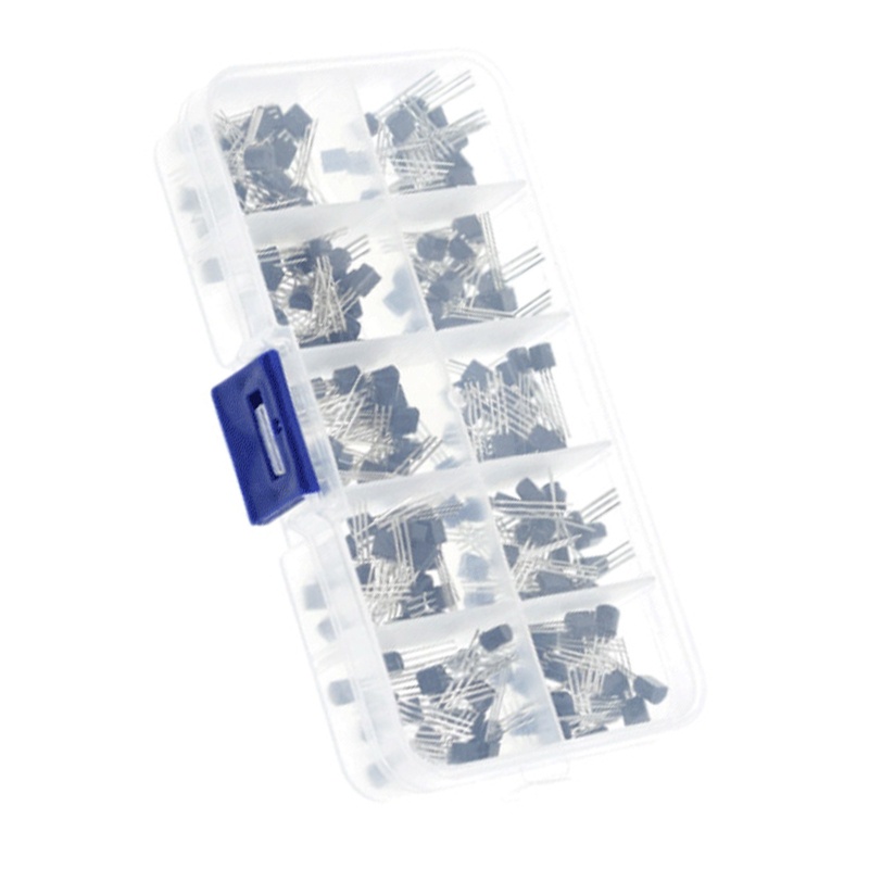 Set 200 Linh Kiện Bán Dẫn BC337 BC327 2N2222 2N2907 2N3904 2N3906 S8050 A1015 C1815