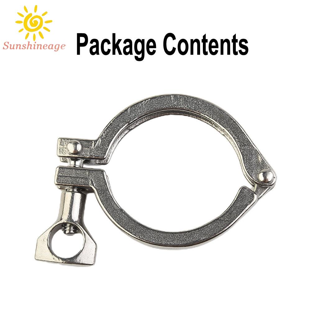 SUNAGE- ~Tri Clamp Clover Union Sanitary 1pc 64MM OD Ferrule Flange Stainless Steel 304【SUNAGE-HOT Fashion】