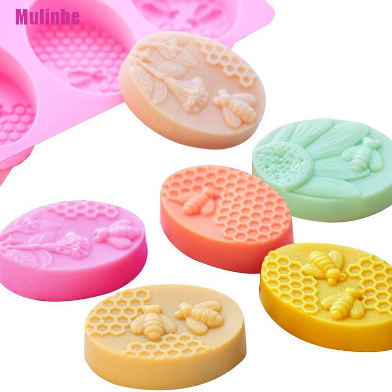 Khuôn Silicone Tạo Hình Tổ Ong 3D Làm Xà Phòng / Bánh DIY