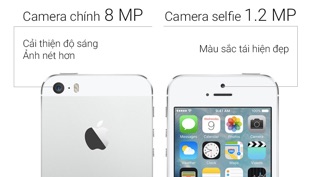 Điện Thoại Apple Iphone 5s ( 1GB/16GB ). Hàng cũ đẹp 90-95% .