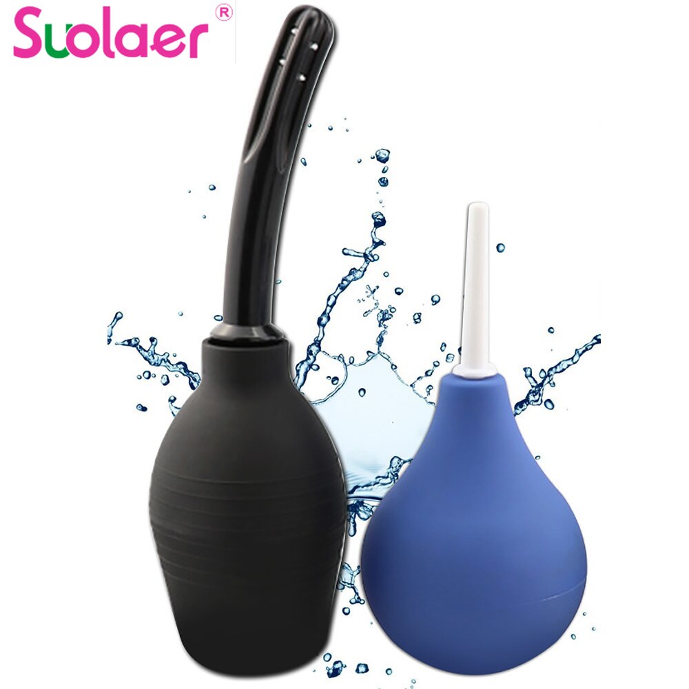 Suolear Anal Cleaner Enema Bulb Vaginal Rectal Cleaner Douche Enemator Douche Butt Shower Unisex Health Care