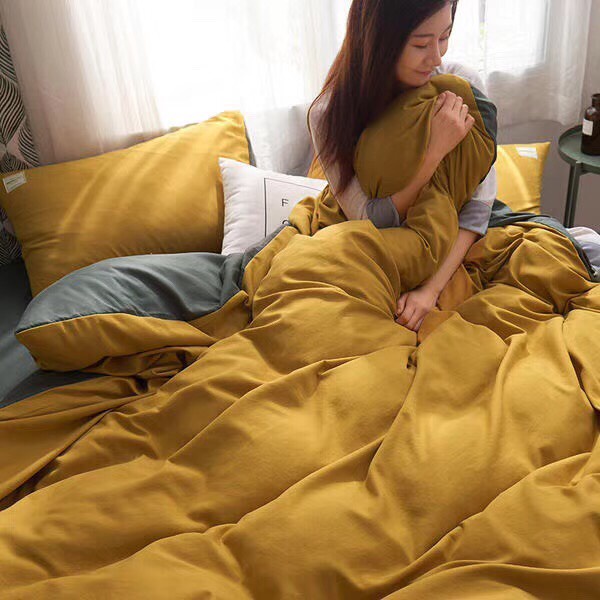 Bộ chăn ga, vỏ gối, Cotton Tici phong cách Hàn Quốc nhập khẩu, MD.Decor - Chăn ga gối