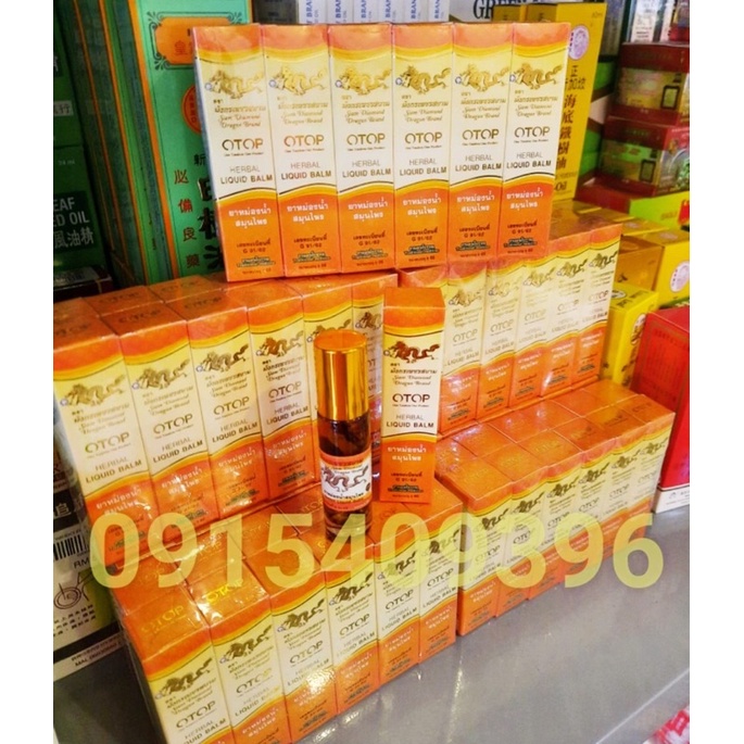 [chính hãng] DẦU LĂN THẢO DƯỢC 26 VỊ THÁI LAN OTOP HERBAL LIQUID BALM