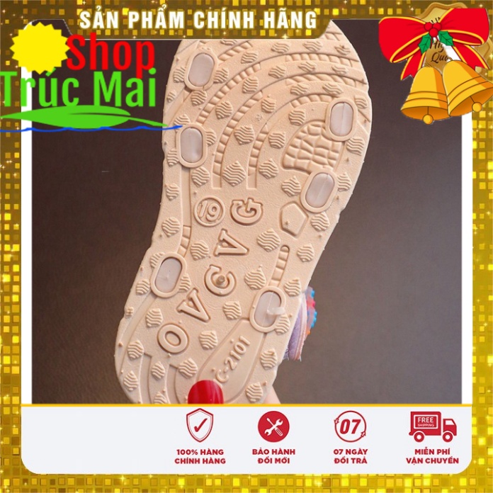 [TẶNG VÁY XINH] Dép Sandal Bé Gái Từ 1-6 Tuổi Quai Mềm  Kháng Khuẩn Phong Cách Hàn Quốc dép đi học cho bé