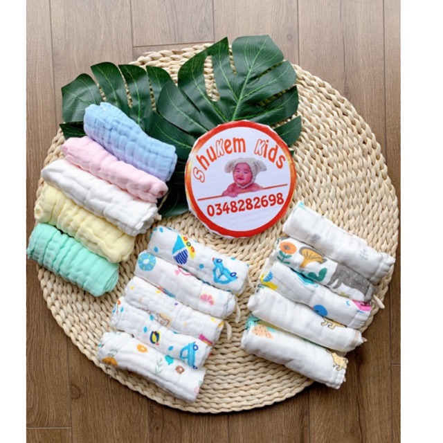 Khăn sữa, xô đa năng Anchee kt 30*30 cao cấp mềm đẹp