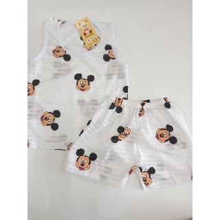 Bộ Ba Lỗ Sợi Tre Cho Bé (Size 6-16kg) (SP001148 )