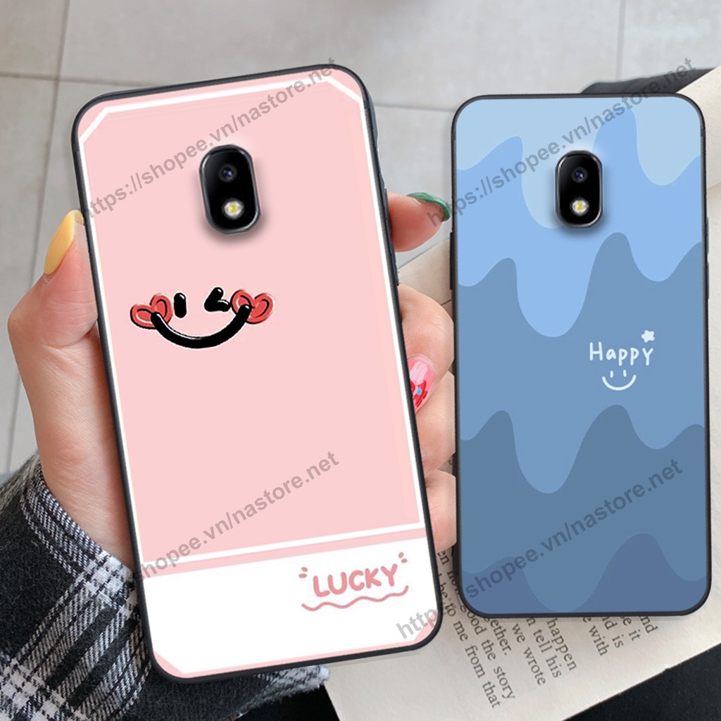 Ốp lưng Samsung J3 Pro / J5 Pro / J7 Pro / J7 Plus mặt cười, họa tiết caro đơn giản đẹp cute