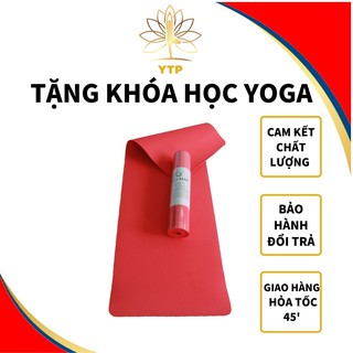 Thảm Tập Yoga S1ECO8MMTRON ECO MAT [FREESHIP] Thảm Chất Liệu TPE Cao Su Tổng Hợp [Tặng Kèm Dây Cột Và Túi Đựng Cao Cấp]