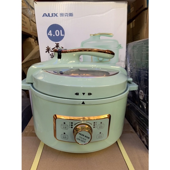 NỒI ÁP SUẤT ĐIỆN 2IN1 DUNG TÍCH 4 LÍT HÃNG AUX SIÊU SỊN VÀ TIỆN LỢI