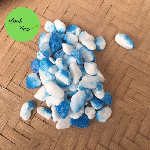 1KG Đá Sỏi Đủ Màu Trang Trí Mặt Chậu Cây,Bể Thủy Sinh