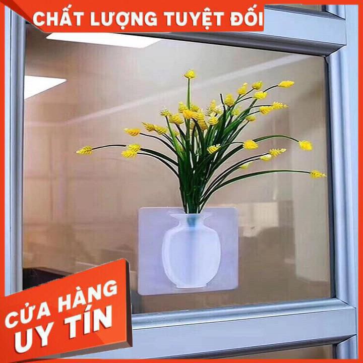 [XẢ KHO+FREE SHIP]  LỌ HOA SILICON DÁN TƯỜNG