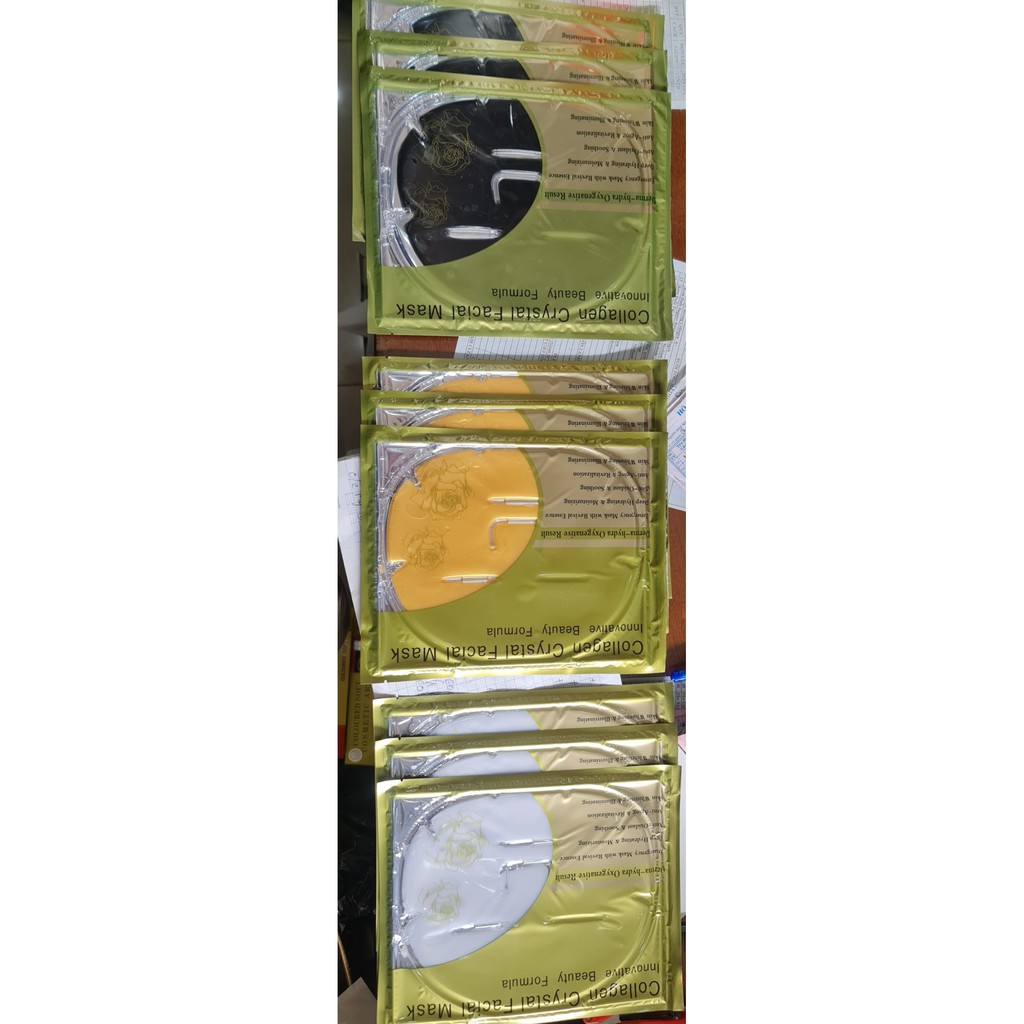 Mặt nạ collagen nano vàng cấp ẩm cho da ,chống lão hóa ,giúp làn da trắng sáng  căng da phục hồi.