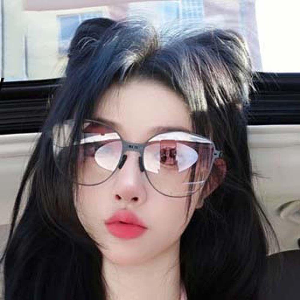Qqmall Kẹp Tóc Giả Kẹp Thẳng Có Tai Mèo Chignon Cho Nữ