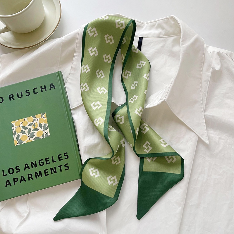 Dây lụa cột túi xách/ khăn choàng đa năng ENVIROSAX màu xanh lá