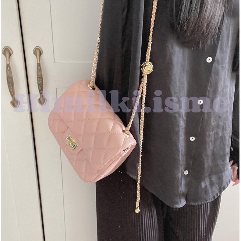 Túi XÁCH DA PU KHOÁ VÀNG