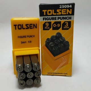 Real | Đóng Số Bộ 9 Cây ( 3mm - 6mm ) Tolsen