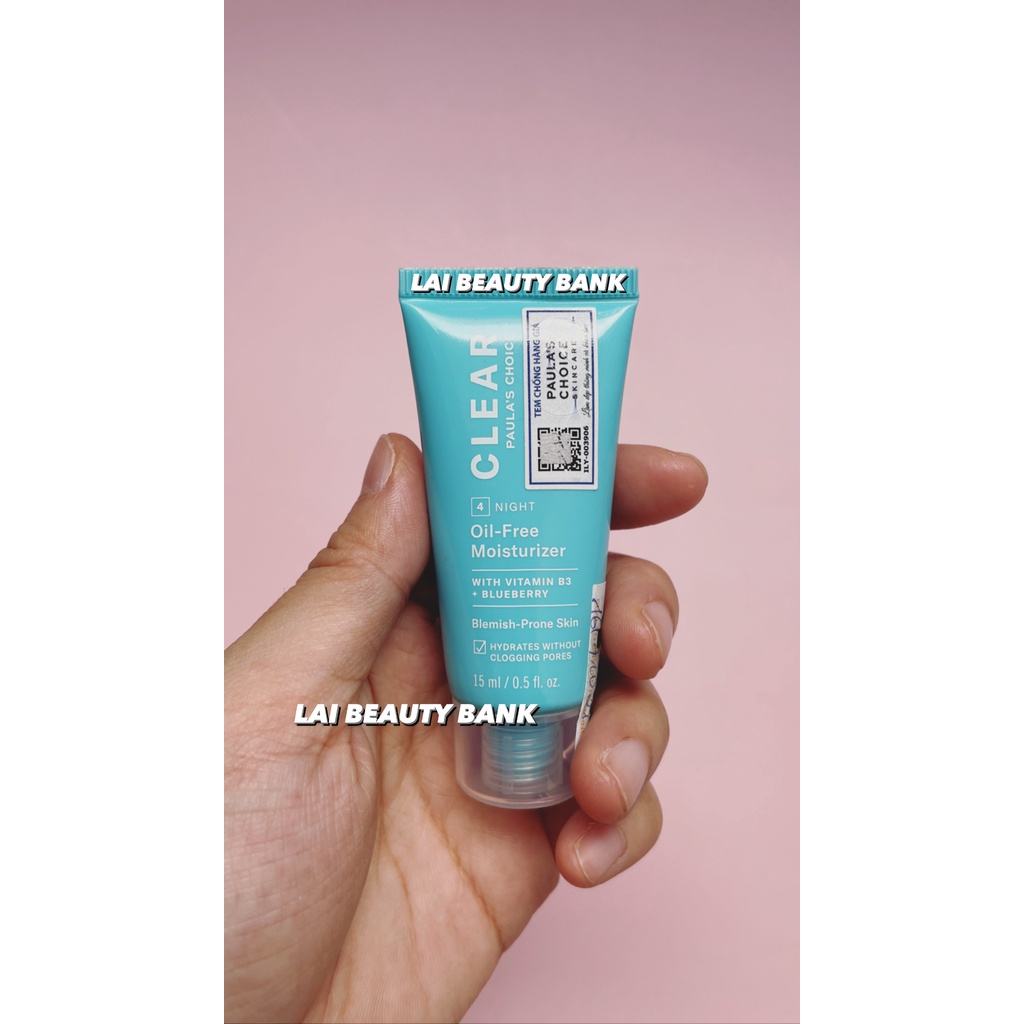 Dưỡng ẩm Paula's Choice CLEAR Oil-Free Moisturizer không chứa dầu dành cho da mụn 15ml, 60ml - LAI BEAUTY BANK | BigBuy360 - bigbuy360.vn