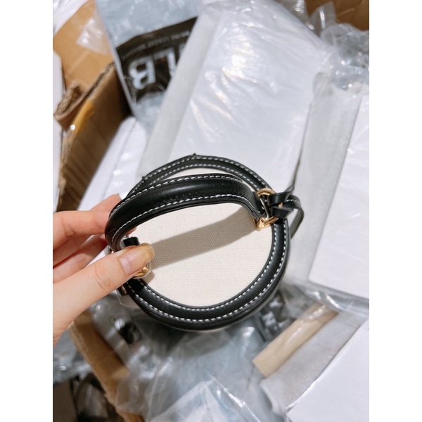 Túi Zara cặp lồng trụ tròn