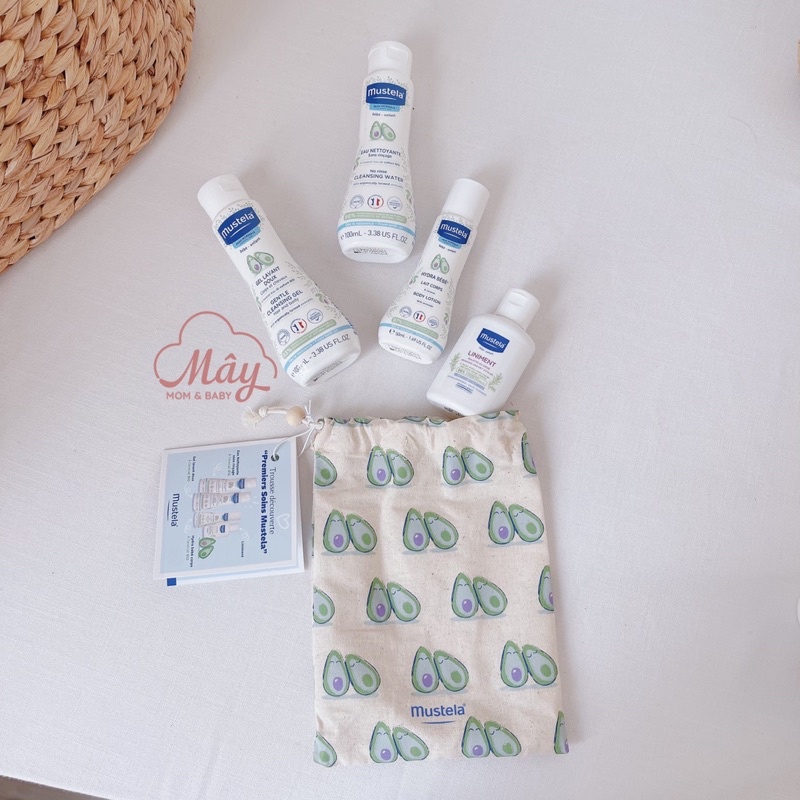 Bộ mini chăm sóc da cho bé từ sơ sinh Mustela Nội địa Pháp