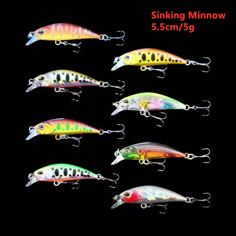 Mồi Câu Cá Giả 5.5cm/5g Chất Lượng Cao