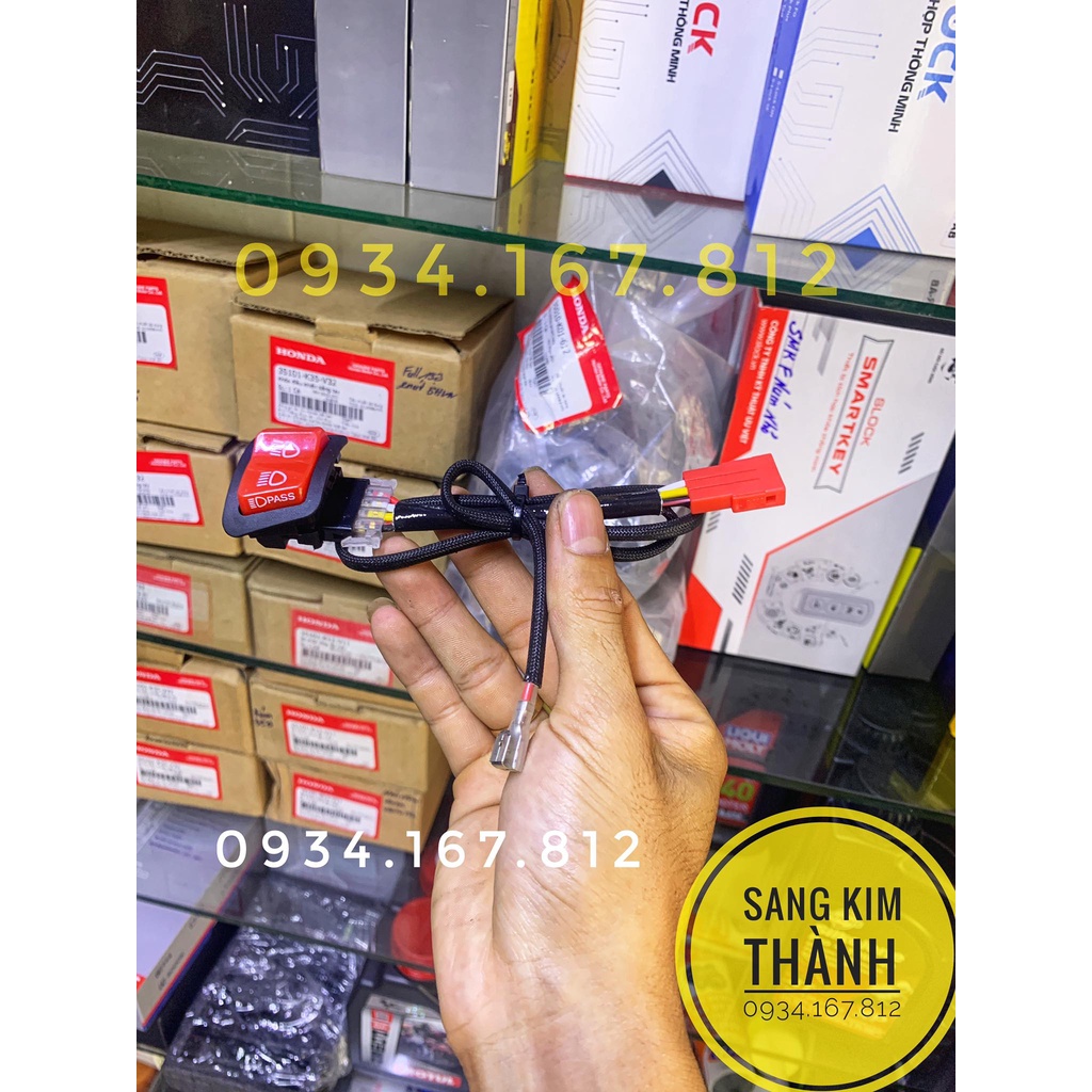 Công Tắc Passing Sh Dùng Độ Passing Pha Cho Xe Honda