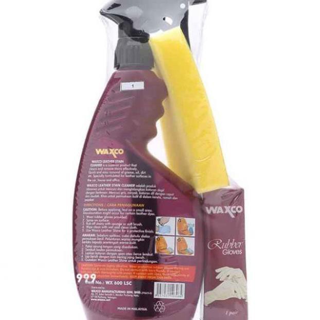 [Giảm giá]  VỆ SINH NỘI THẤT Ô TÔ WAXCO LEATHER STAIN CLEANER