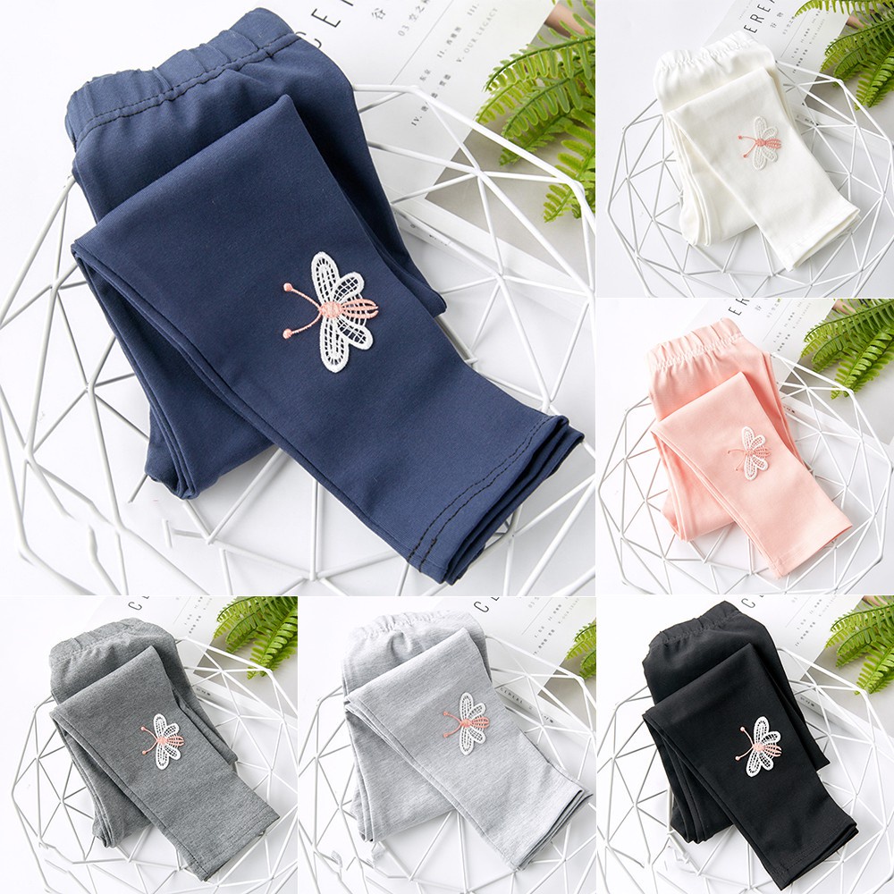Quần legging dài đến mắt cá chân thời trang cho bé gái