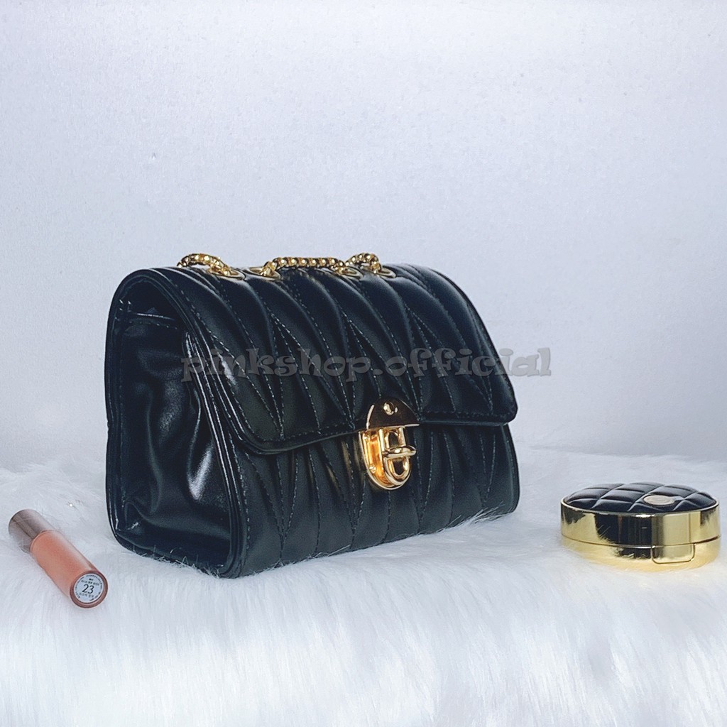 Túi đeo chéo nữ giá rẻ , Túi xách nữ dây xích đeo cực xinh phối mọi loại đồ dễ TSPS30 Pink Shop | BigBuy360 - bigbuy360.vn