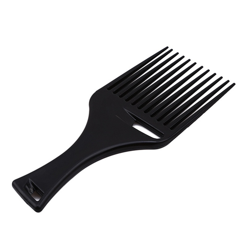 Afro Hair Comb Hairbrush Wide  Hair Fork Comb Insert Curly Hair Brush Massage Comb Hairdressing Styling Tools