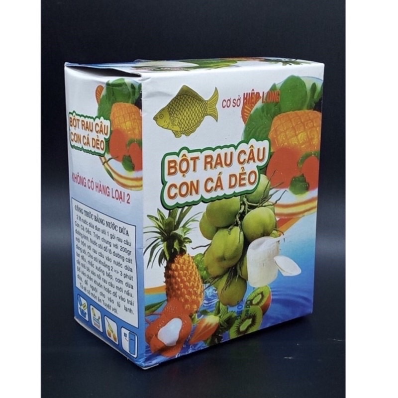 1 Gói Bột Rau Câu dẻo 3D - Con Cá