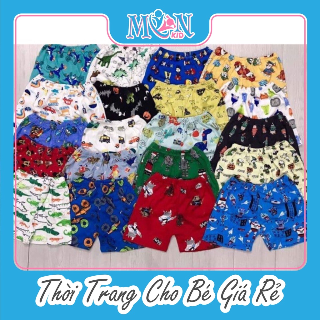 Set 8 Quần chục dài bozip cotton cho bé Monmonkid