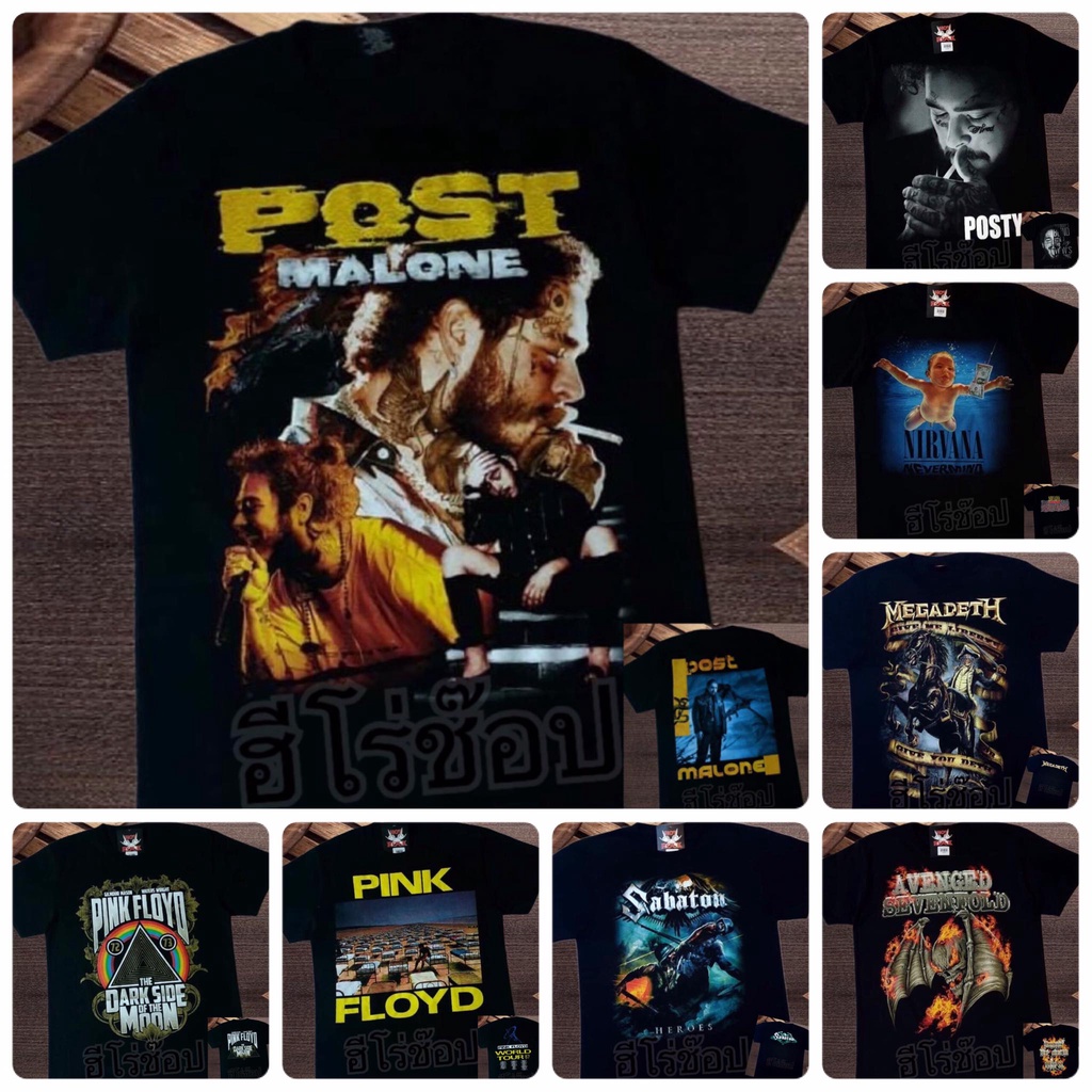 Áo Thun Đen In Hình 3D POST MALONE HD 90 's Phong Cách Vintage