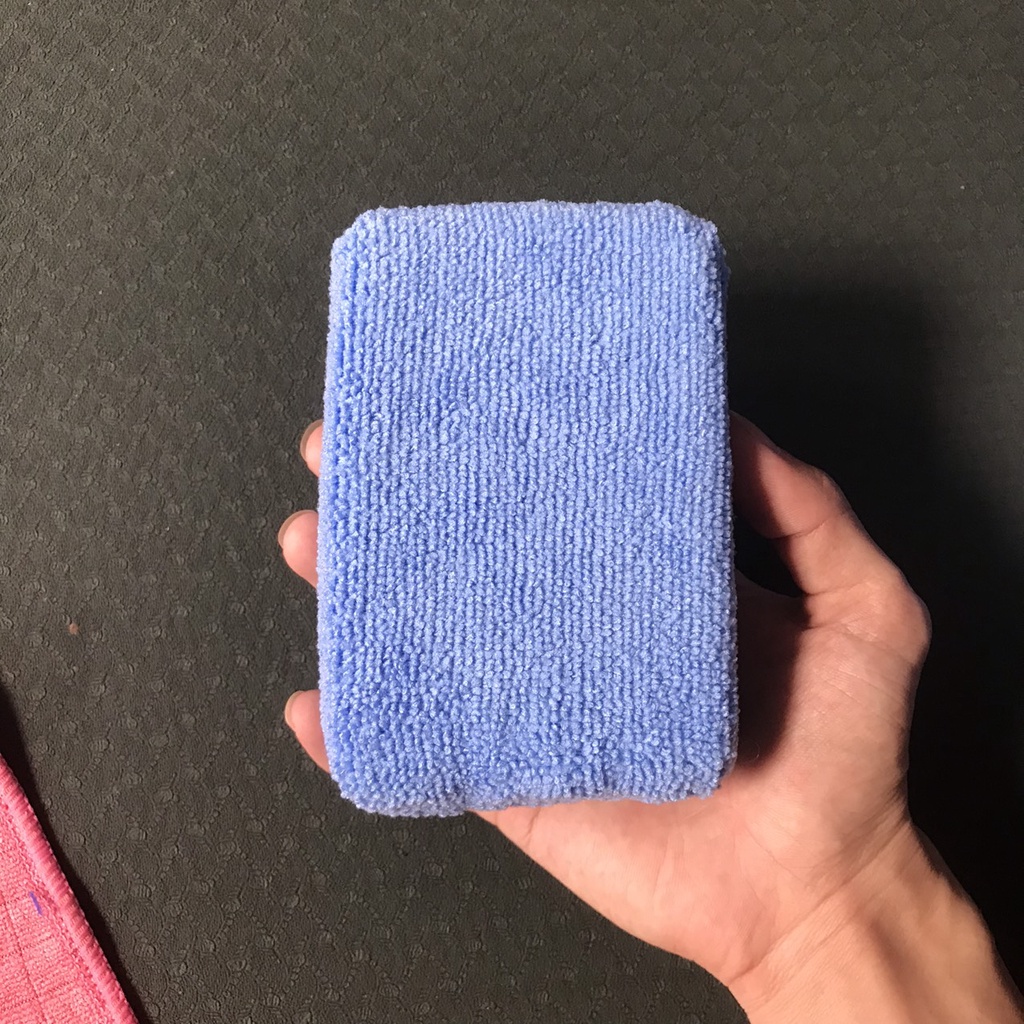 Mút tẩy nhựa đường Microfiber, dụng cụ chăm sóc xe ô tô và tẩy nhựa đường chuyên dụng