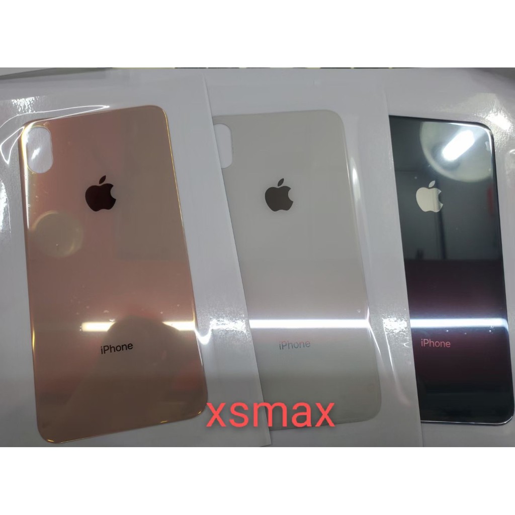 Ốp điện thoại mặt kính họa tiết lỗ pin lớn cho iphone 8 8plus Xr X Xs Max 8P XsMax Plus