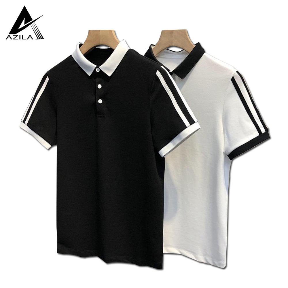 Áo Polo Nam, Áo Phông Nam Cổ Bẻ Tay Ngắn Phong Cách Trẻ Trung Chất Liệu Cotton Cá Sấu Cao Cấp - Azila - AC118