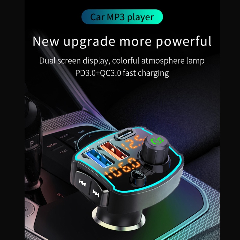 Radio Kỹ Thuật Số MP3-Player FM USB SUV PD18W Màn Hình LCD Cho Xe Hơi