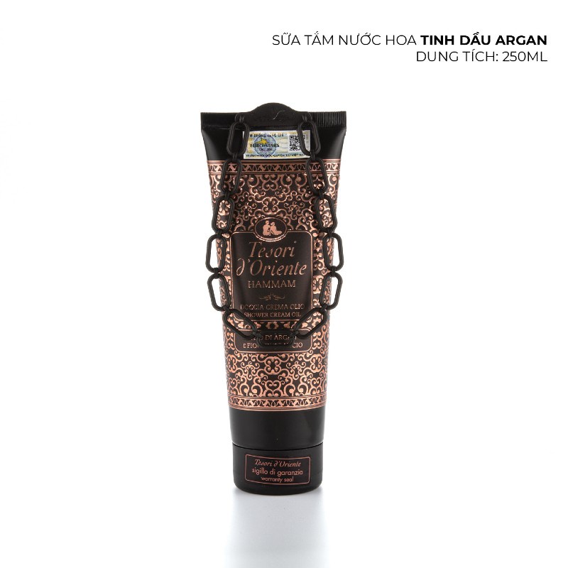 Sữa Tắm Xích Nước Hoa Ý Tesori D'Oriente Tinh dầu Argan Hamman 250ml - 500ml