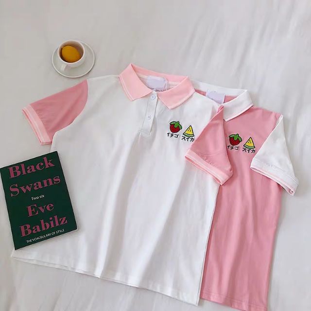 Áo cổ bẻ, áo thêu hình dưa hấu, áo polo, áo thun có cổ, áo cổ chữ V, áo kiểu giá rẻ, áo polo giá rẻ