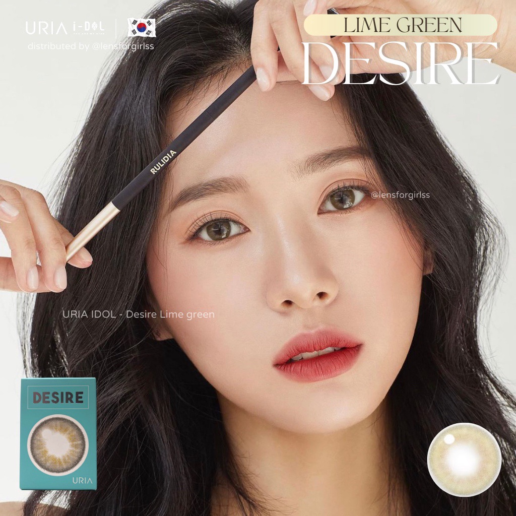 Kính áp tròng cao cấp Desire Lime Green chính hãng IDOL LENS | HSD 8-12 tháng  | Lens cận