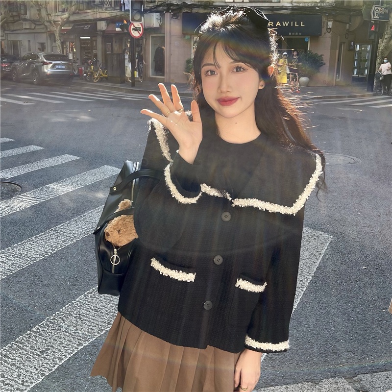 Áo Dạ Tweed Phong Cách Tiểu Thư Siêu Xinh Hàng Cao Cấp _Hàng ORDER