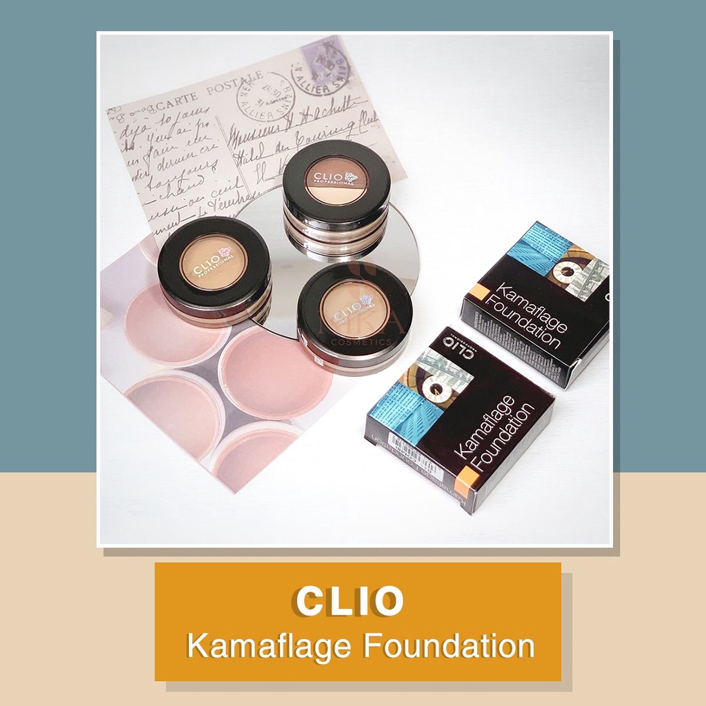 Kem nền dạng bánh Clio Kamaflage Foundation