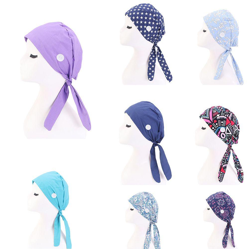 Mũ Bác Sĩ ESPO Bằng Cotton Tinh Khiết Đàn Hồi Tốt Cho Sức Khỏe Kèm Nút Bấ