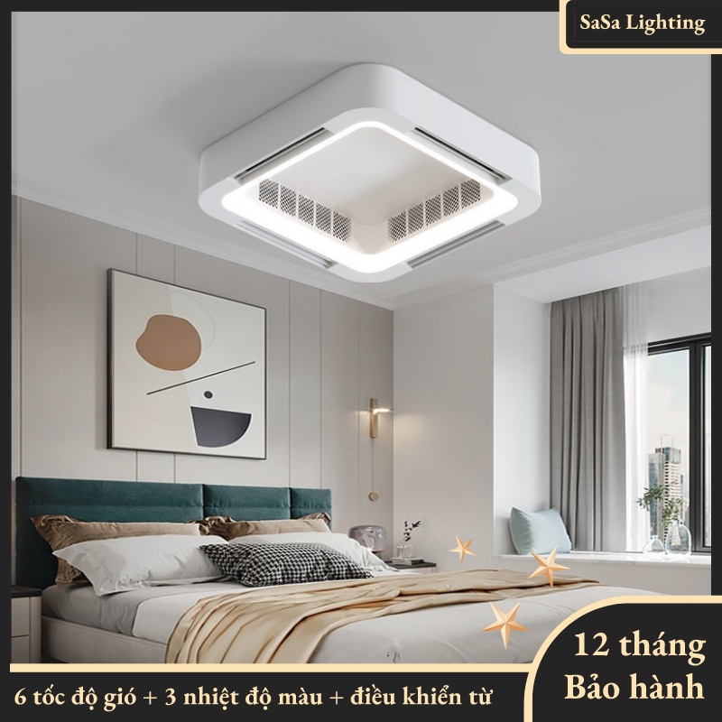 Quạt trần LED - Quạt trần thông minh không cánh thông minh có tần số thay đổi