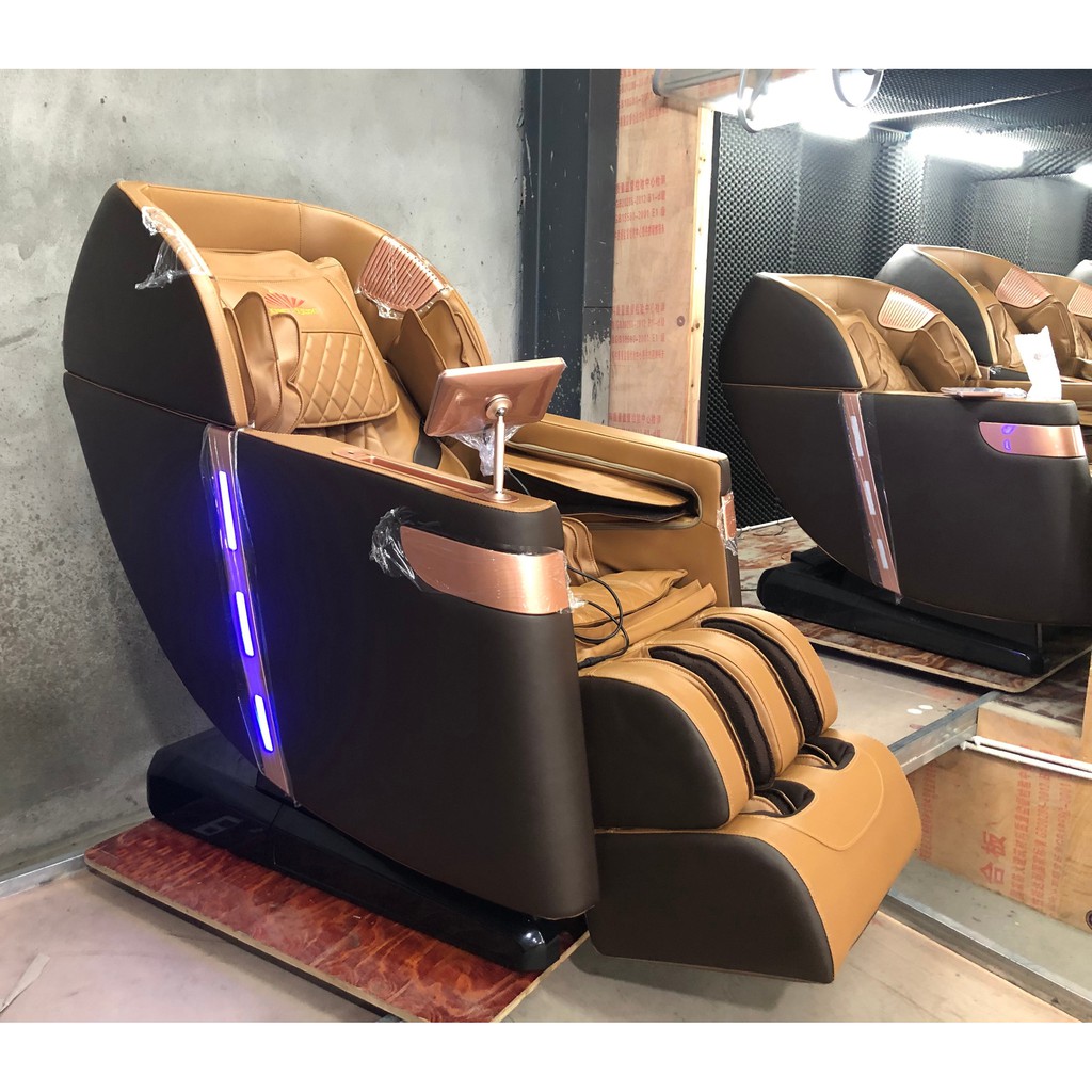 Ghế Massage toàn thân Luxury 4D model KS-L30 màu Đen-Vàng