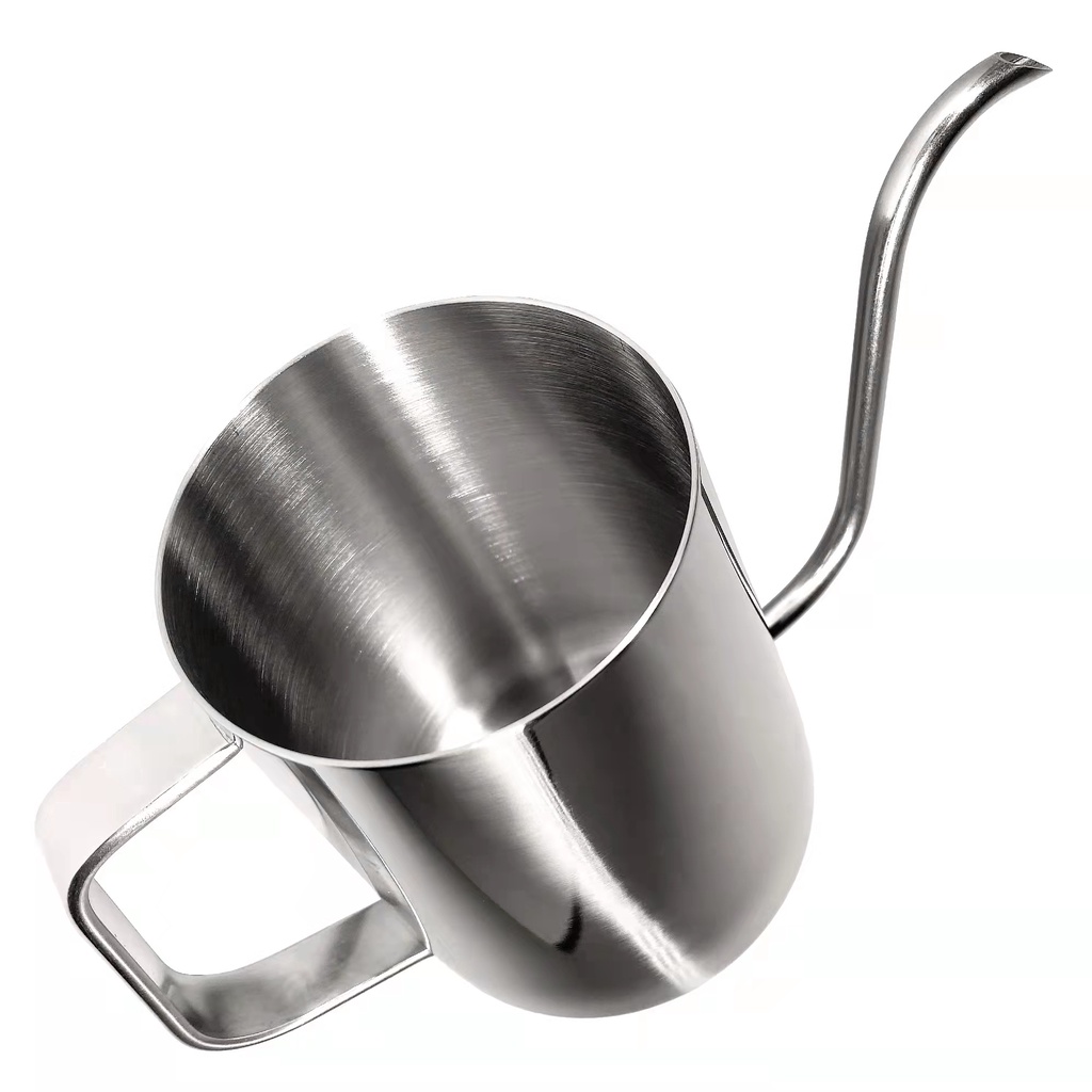 Ấm Pha Cà Phê Bằng Thép Không Gỉ 250mL 600mL