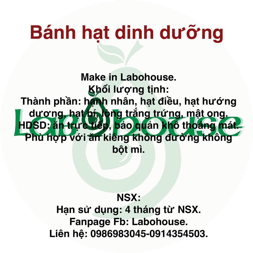 Bánh Đồng Tiền Mix Hạt và Bánh hạt dinh dưỡng ăn kiêng 1kg labomoncake labohouse | BigBuy360 - bigbuy360.vn