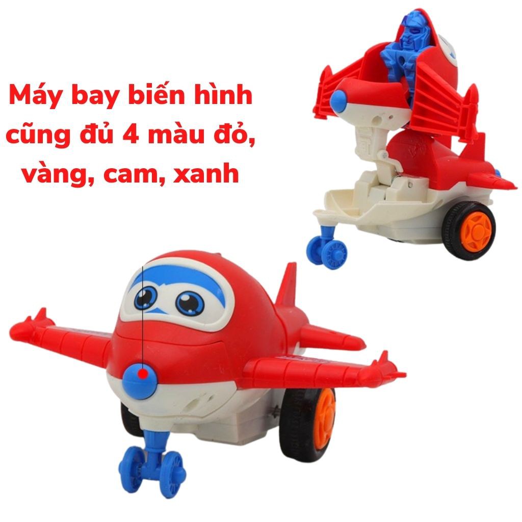 Bộ Đồ Chơi Ô Tô Biến Hình Thành Robot, Xe ô tô, Máy Bay Chạy Đà Siêu Nhanh Loại Xịn - Shop Mẹ Mốc ,OTBH