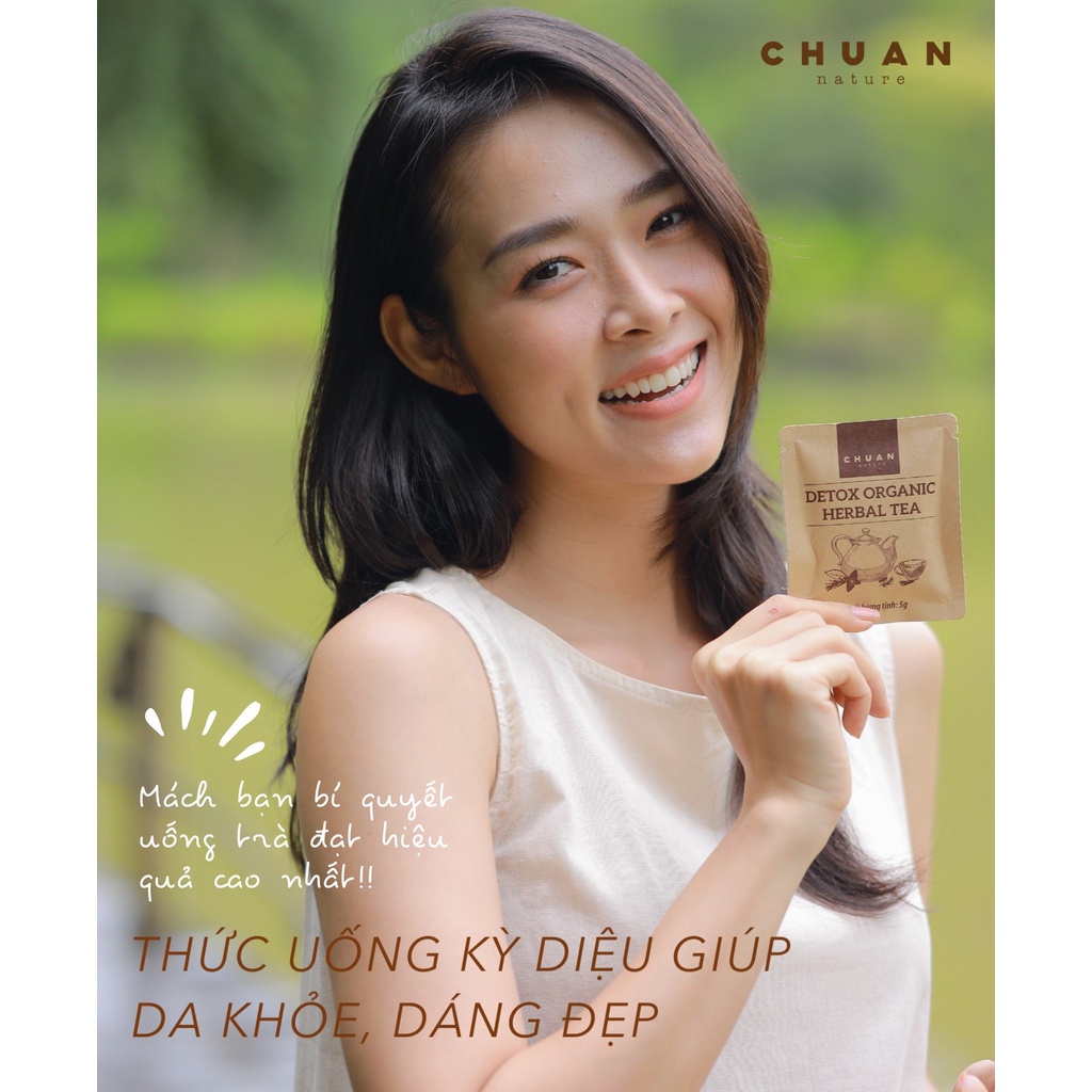 Trà CHUAN Nature Detox Organic Herbal Tea 20 túi *5g